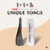 3-in-1 Silicone Spatula Tongs construction details
