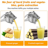 Heavy Duty Metal Manual Juicer Fruit Juice Squeezer for Pressing Lemons Oranges